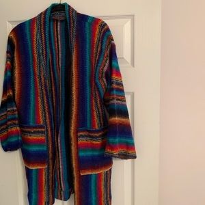 Outlander multi-colored cardigan sweater